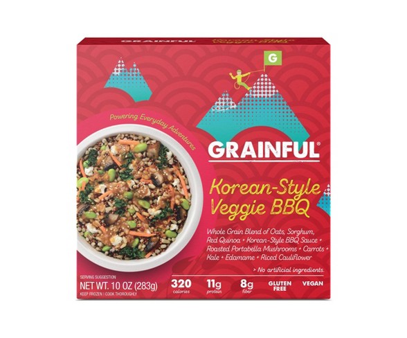 Grainful Frozen Korean-Style Veggie BBQ - 10oz