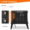 Winado 15-inch 1000-Watt Freestanding Electric Indoor Fireplace with 3D Realistic Flame - 3 of 4