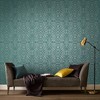 Shoji Jade Green and Soft Gold Geometric Paste the Wall Wallpaper - 2 of 4
