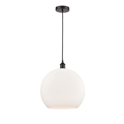 Athens - 1 Light Pendant In Industrial Style-17.38 Inches Tall and 13.75 Inches Wide