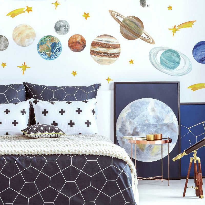 Planets Peel and Stick Giant Wall Decal - RoomMates, 3 of 6