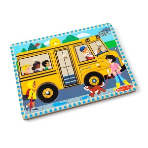 Melissa & Doug The Wheels on the Bus Sound Puzzle 6pc - 1 of 4