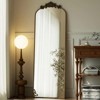 65"x22"  Arched Full Length Mirror Metal Vintage Mirror Baroque Style,Brozen - 2 of 4