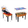 YONWAY 5-in-1 Multi-Game Table - Billiards, Push Hockey, Foosball, Ping Pong and Basketball - 3 of 4