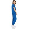 MediChic Womens 8-Pocket Scrubs Set- Mock Neck with 4-Pocket Jogger Scrub Pants - 4 of 4