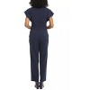EG PRO Women Jumpsuit Batwing V-Neck Side-Pocket Zipper Back - 4 of 4