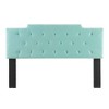 Modway MOD-6186 Juliet Tufted Performance Velvet California King Headboard in Mint - 2 of 4