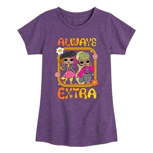 Girls' - LOL Surprise! - Always Extra Fitted Short Sleeve Graphic T-Shirt - 1 of 4