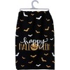 Decorative Towel Eat Drink Scary Happy Halloween Kitchen 100% Cotton Clean Up 106422*106614 28.0 Inch Eat Drink Scary Happy Halloween Kitchen 100% - 2 of 3