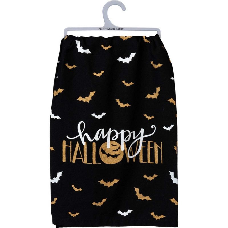 Decorative Towel Eat Drink Scary Happy Halloween Kitchen 100% Cotton Clean Up 106422*106614 28.0 Inch Eat Drink Scary Happy Halloween Kitchen 100%, 2 of 4