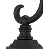 Progress Lighting Crawford 1-Light Outdoor Wall Lantern in Black with Etched White Glass Shade - 4 of 4