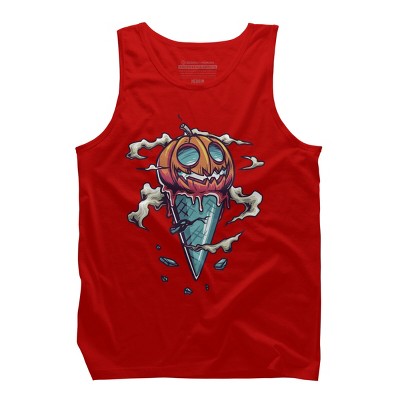 Men's Design By Humans ice cream halloween By onemoredesign Tank Top