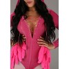 HalloweenCostumes.com Plus Size Women's Feisty Flamingo Costume | Adult Bird Costumes - 2 of 4