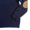 Hope & Henry Boys' Long Sleeve Half Zip Pullover Sweater with Corduroy Yoke, Infant - 3 of 3