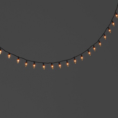 300ct LED Halloween Indoor Outdoor Miniature String Lights Orange/Black - Hyde and EEK! Boutique™