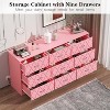 9 Drawer Dresser, 63'' Dresser for Bedroom with Power Outlet, Wide Drawer, Dressers & Chests of Drawers, Storage Organizer for Living Room - 3 of 4