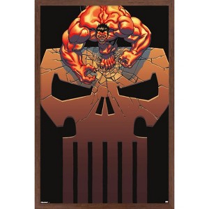 Trends International Marvel Comics Red Hulk - Thunderbolts #31 Framed Wall Poster Prints - 1 of 4