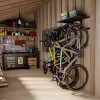 Mount-It! WheelsUp Series Wall Mount with Shelf for 5 Bikes Accessory Mounts - Black - 3 of 4