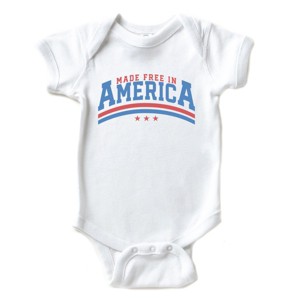The Juniper Shop Made Free In America Baby Short Sleeve Bodysuit - 1 of 4