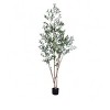 6.8in Home Decor Tall Artificial Olive Tree  Realistic Fake Olive Tree With Adjustable   Faux Potted Olive Tree For Living Room Bedroom Home - 4 of 4