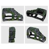 Unique Bargains Resin Tortoise Rock Turtle Basking Platform 8.7"x3.5"x4.5" Gray Green 1 Pcs - 3 of 4