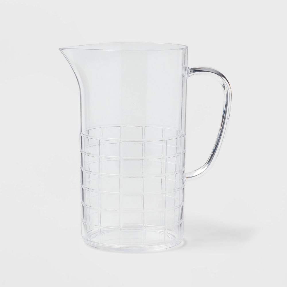 2.4qt Plastic Beverage Pitcher Clear - Threshold™ Pack of 3