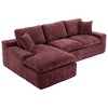 Maliang 107.9" Upholstered Sectional Sofa with Double-layer Cushion and Side Pockets, Free-combined Sectional Sofa Full-compressed Sofa - 3 of 4