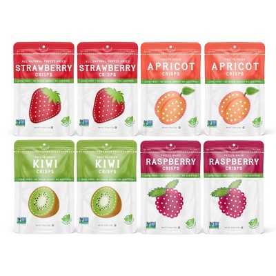 Nature's Turn Freeze-Dried Fruit Snacks - Sour Variety Pack -  No Sugar Added, Non GMO, Gluten Free, Nothing Artificial - 15g (0.53oz) - 8 Pack