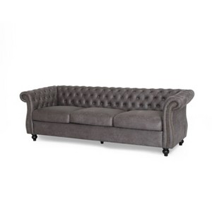 Somerville Chesterfield Sofa Slate - Christopher Knight Home, Grey