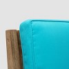 Santa Ana 2pk Acacia Wood Club Chairs: Weather-Resistant with Polyester Cushions - Christopher Knight Home - 3 of 4