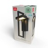 Globe Electric 12W LED Integrated Matte Black Outdoor Wall Sconce: ETL Listed, Dimmable, Metal Body - 4 of 4
