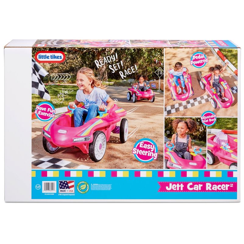 Little Tikes Jett Car Racer Ride-On - Pink, 6 of 8