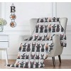 Kate Aurora Halloween Spooky Pets Ultra Soft & Plush Oversized Accent Throw Blanket - 50 in. W x 70 in. L - 2 of 2