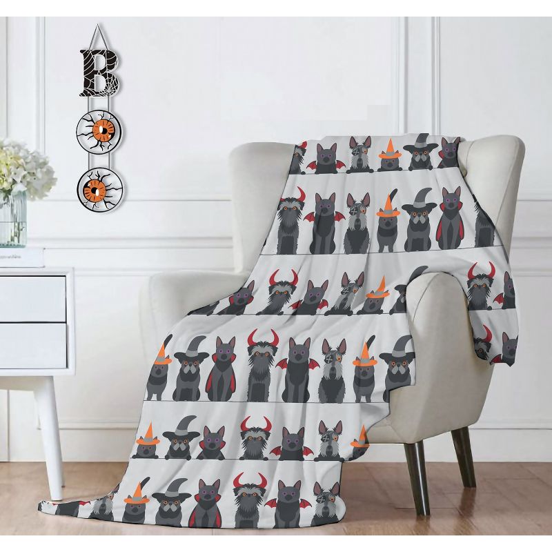 Kate Aurora Halloween Spooky Pets Ultra Soft & Plush Oversized Accent Throw Blanket - 50 in. W x 70 in. L, 2 of 3