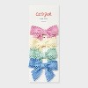 Girls' 4pk Lace Bow Clips Set - Cat & Jack™️: Fashion Hair Accessories, All Hair Types, Polyester - 2 of 4