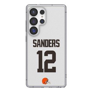 NFL Cleveland Browns Players Game Tactic Clear Cell Phone Case for Samsung Galaxy - 1 of 4