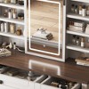 Sapphtopaz Vanity Table Stylish Makeup Table with Mirror and Lights, Storage Drawers for Bedroom, Living Room - 4 of 4