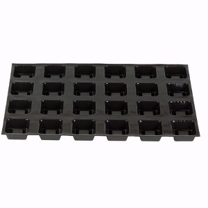Flexipan® 24 Square Savarin Mold 2.7"x2.7"Mold, Non-Stick, Handcrafted in France Since 1965, Trusted by Chefs, Food Safe Certified - 1 of 2