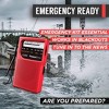 PowerBear Portable Radio | AM/FM, 2AA Battery Operated with Long Range Reception for Indoor, Outdoor & Emergency Use - 4 of 4