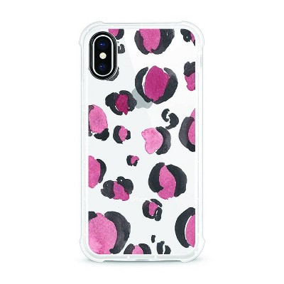 OTM Essentials Apple iPhone XS Max Rugged Edge Clear Case - Spotted Berry