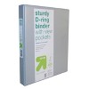1" 3 Ring Binder Clear View - up&up™ - 3 of 4