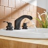 BWE 8 in. Waterfall Widespread 2-Handle Bathroom Faucet With Pop-up Drain Assembly in Spot Resist - 4 of 4
