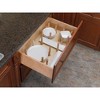 Rev-A-Shelf Customizable Trim to Fit Wooden Kitchen Drawer Garage Wall Pegboard Organizer Insert with 9 Pegs - 2 of 4