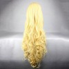 Unique Bargains Women Curly Human Hair Wigs 35" with Wig Cap - 4 of 4