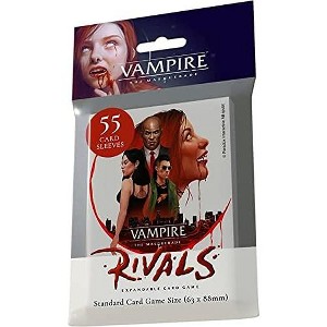 Renegade Game Studios Vampire: The Masquerade Rivals Library Deck Sleeves, 55 Card Sleeves, Standard Card Game Sized - 1 of 1