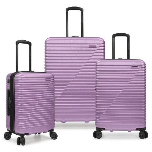 Travel Select Sunny Side 3pc Hardside Spinner Luggage Set With Usb Port Lavender Target