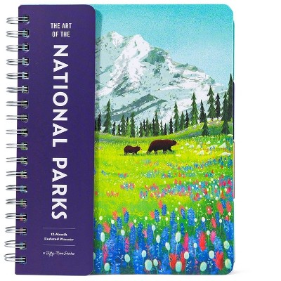 The Art of the National Parks Undated Planner - by  Fifty-Nine Parks (Hardcover)