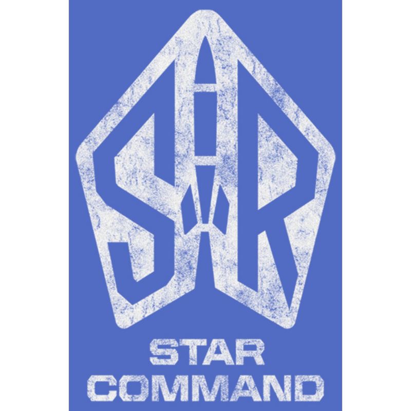 Men's Lightyear Star Command Distressed Logo Tank Top, 2 of 5
