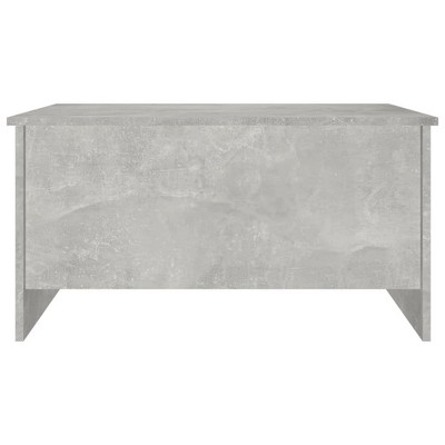 Concrete Gray Lift-Top Wood Coffee Table with Hidden Storage