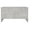 vidaXL Coffee Table Concrete Gray 31.5"x21.9"x16.3" Engineered Wood - 4 of 4